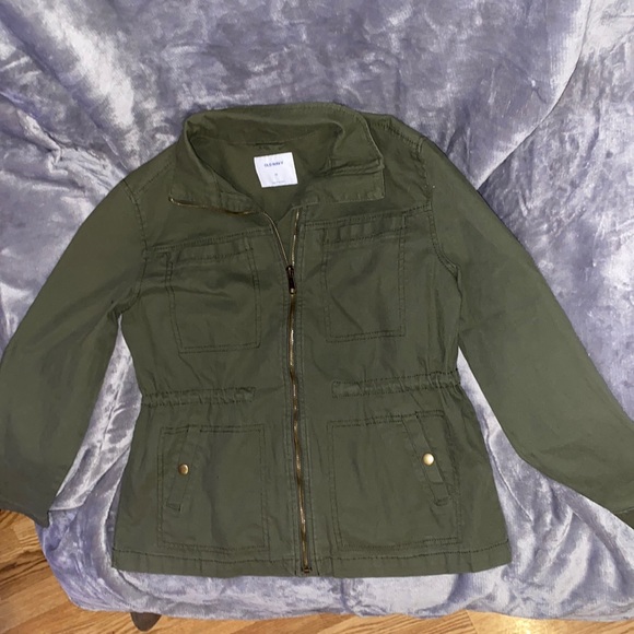 XS Old Navy Utility Jacket. Olive green color. Outerwear. Coat overcoat … - Picture 3 of 10